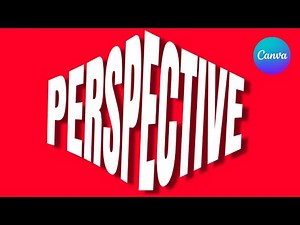 Canva Perspective Text Effect Tutorial