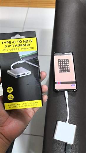 Problema ba ang maliit na screen at hassle sa printing? 😫 👉 Eto na ang sagot — USB-C to HDMI 3-in-1 Hub! ✔️ Connect phone/laptop to non-WiFi printer – print agad kahit walang network 🖨️ ✔️ 4K HDMI output – para sa malinaw na viewing sa TV o projector 📺 ✔️ USB 3.0 port – gamit para sa mouse, keyboard at USB drive 💻 ✔️ PD Fast Charging – hindi ka mauubusan ng battery 🔋 🎯 Perfect sa online class, work presentation, gaming at movie nights! 🔥 I-ADD TO CART na ngayon at gawing smart ang setup 