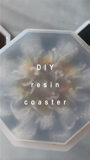 Lacy Blooms Resin Coaster #giftideas