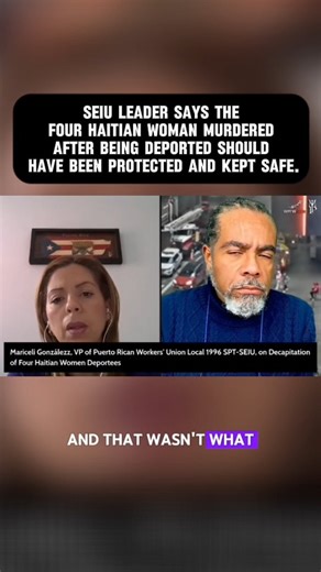 Four Haitian women were murdered shortly after being deported from Puerto Rico. As the Trump administration moves to end Temporary Protected Status (TPS) for Haiti and other countries, many working people are losing deportation protections and being forced to countries that are unsafe. Mariceli González, Vice President of SEIU Local 1996-Puerto Rican Workers’ Union, joins Make It Plain with Rev. Mark Thompson - Matsimela Mapfumo to discuss how the killings underscore the real-life consequences o