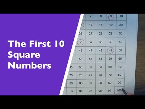 What Are The First 10 Square Numbers?