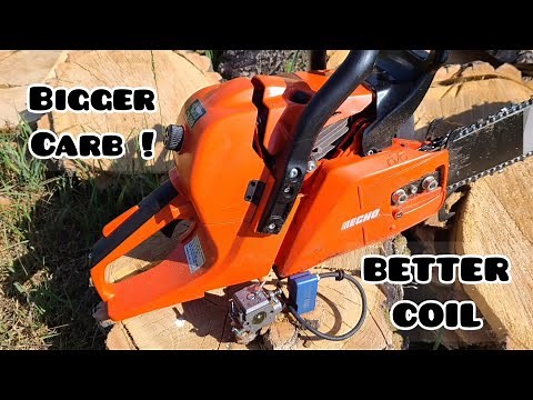 Echo CS590, simple bolt on upgrades for more power!!