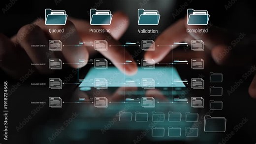 Task workflow system showing document progress through stages. Task tracking improves productivity, ensures visibility, task tracking supports planning, and task tracking manages status. Marrow