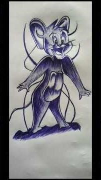 🍁Tom and Jerry Drawing # Pen # Shorts Video# Art #🍁