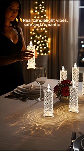 962 reactions · 55 shares | ️ Elegant LED Crystal Candle Lights (Set...