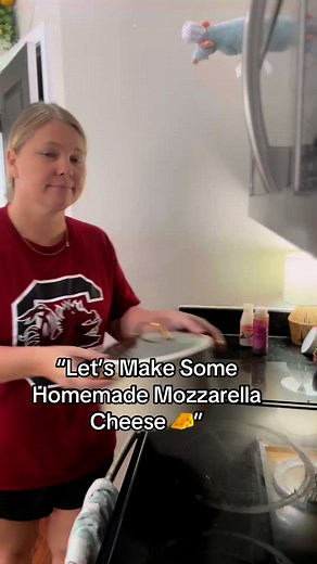 27K views · 468 reactions | “Call me not-so-Betty Crocker 六‍ Tried making homemade mozzarella for the first time… and let’s just say it was an adventure 燎 But honestly, not bad for a rookie!”#HomemadeMozzarella #CheeseLovers #KitchenAdventures #LargeFamilyCooking #MomLifeUnfiltered | Just a Mom2Many Greens | Facebook