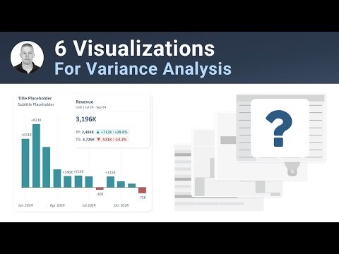 What Are The 6 Go-To Native Visualizations In Power BI for Variance Analysis