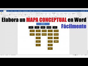 CÓMO HACER UN MAPA CONCEPTUAL EN WORD FÁCILMENTE