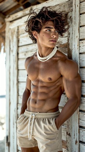 CARLITO at the wood cabana #abs #6pack #shredded #muscle #muscleboy