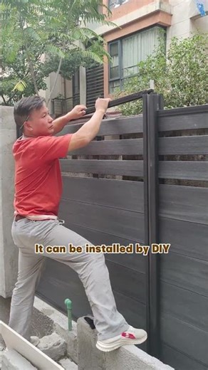 Come to See This WPC Fence! #diy #wpc #garden #mexytech #wood #backyard #fence