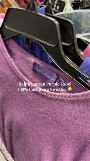 Discovering Ralph Lauren Purple Label Cashmere Finds