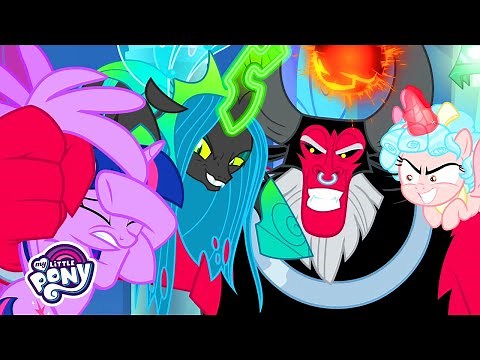 My Little Pony | The Villains Attack Canterlot! (The Ending of the End) | MLP: FiM