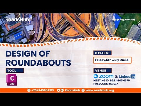 Mastering the Art of Roundabouts Design in Civil 3D Webinar