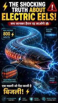 ⚡ The Shocking Truth About Electric Eels! 🐟 | Amazing Electric Eel Facts That Will Blow Your Mind!