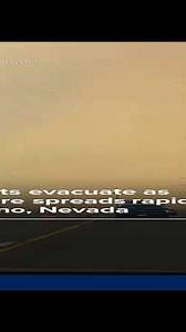 Residents evacuate as Hawk Fire spreads rapidly near Reno, Nevada