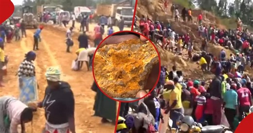 Gold rush: Migori residents stop road works after gold is discovered in the area