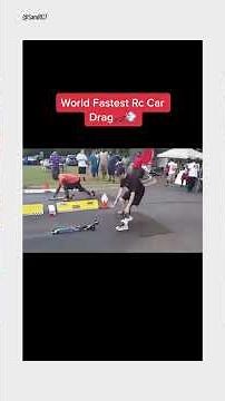 Link in bio to see the fastest RC car drag! 🏎️