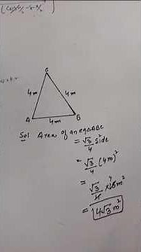 How to find the area of an equilateral triangle || area of an equilateral triangle#maths #trick 🔥🔥