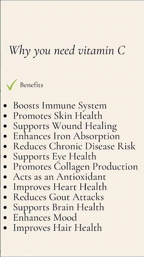 Why you need Vitamin C | Vitamin C functions | Vitamin C benefits