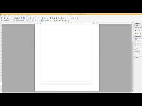 Numéros de page dans Open Office