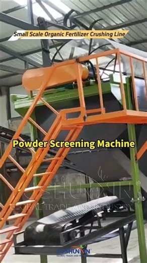 Small Scale Organic Fertilizer Crushing Line