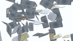 Mobile telecommunication sim card.