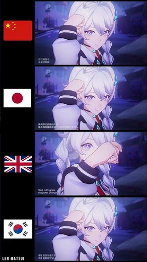 Kiana's Voice In All Languages | Honkai: Nexus Anima