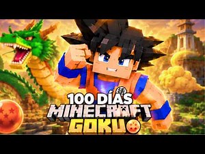 I survived 100 DAYS as GOKU in Minecraft | Dragon Ball Mod