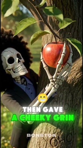 What if Newton didn’t discover gravity.. a skeleton did?💀🍎