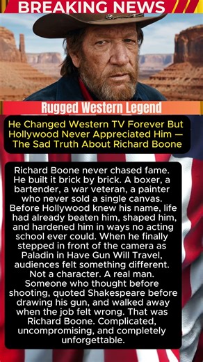 He Changed Western TV Forever But Hollywood Never Appreciated Him — The Sad Truth About Richard Boon