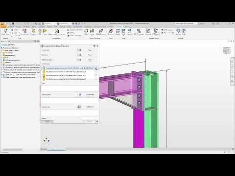 Custom- and AI connections in steel design with Autodesk Inventor – SolidSteel parametric Tutorial