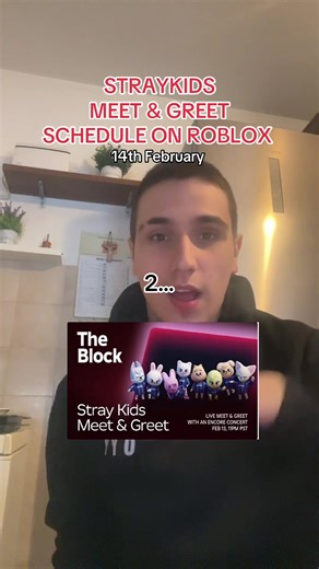 Stray Kids Meet and Greet Schedule on Roblox