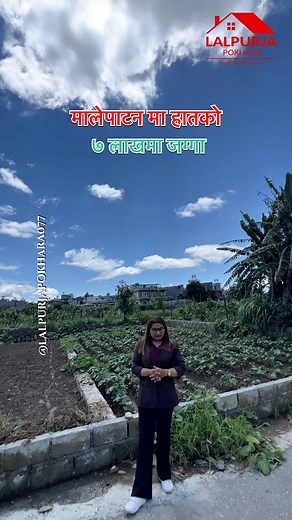 6.6K views · 65 reactions | AL63裡️(Land on sale at parsyang-05,pokhara) For more details contact us at ☎️+977-9856018577+977-9856018377#lalpurjapokhara #realestatepokhara#landonsale #fyp #sastojagga#realestateteam | Lalpurja Pokhara | Facebook