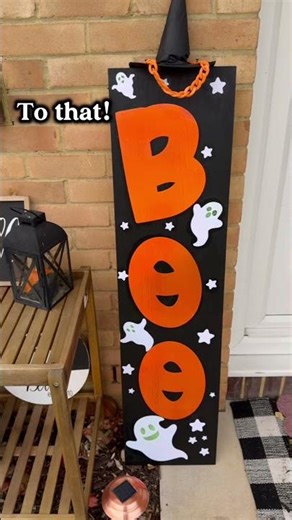 My first outdoor wooden sign #woodensigns #outdoorsigns #diycraft