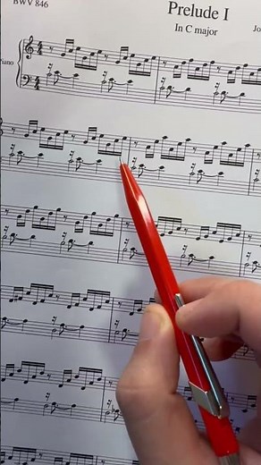 Bach’s Prelude in C—simple, elegant, beautiful 🎶