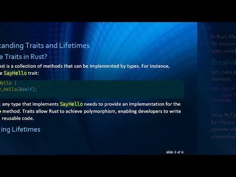 Understanding Rust Types and Lifetimes: The Device Trait Explained