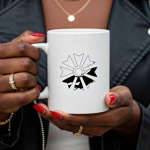 Adinkra Symbol Coffee Mug, Black Ink Series, Cultural Design Ceramic Cup | Ohene - Etsy Canada