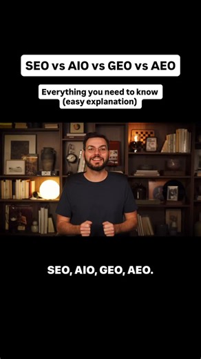 Let’s set the record straight. What’s the difference between SEO vs AIO vs GEO vs AEO? | HeyTony