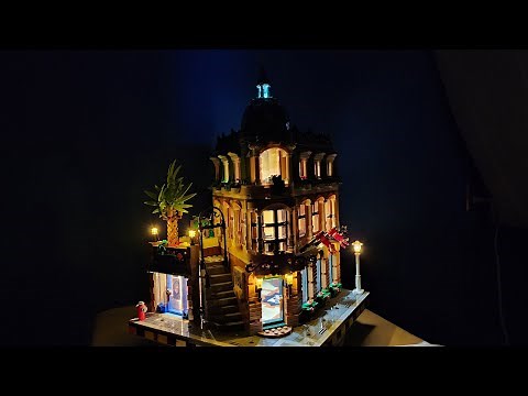 Transform Your Lego Set 10297 Boutique Hotel With Bevins Bricks Light Kit Installation!