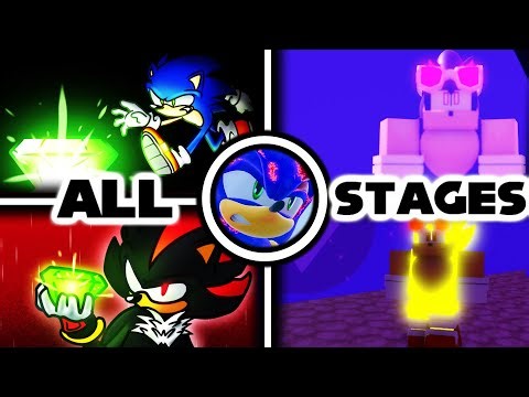 Sonic Corrupted Soul - ALL Stages Completed! (Roblox Gameplay)
