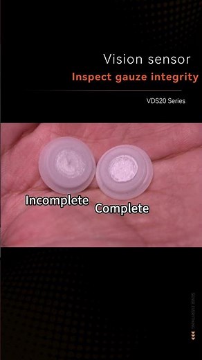 How to Detect Gauze Integrity at 681/min | VDS20 Vision Sensor Demo #technology