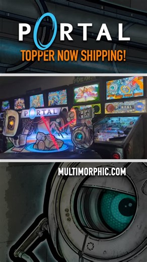 25 reactions | Complete your Portal pinball experience with the official interactive topper! The Portal topper features RGB-lit elements with animated sequences and a layered, immersive 3D presentation.  in comments to get yours! ⬇️ #Pinball #Portal #PinballEvolved | Multimorphic: Pinball Evolved | Facebook