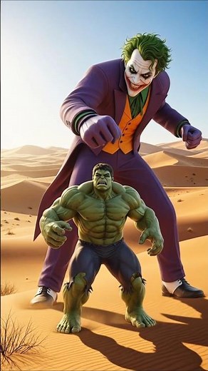 Hulk VS Joker #shorts #hulk #joker #marvel