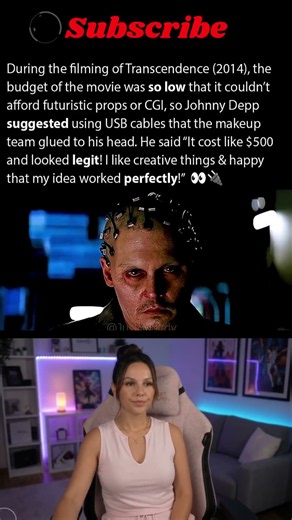 Johnny Depp did a genius swap trick When filming Transcendence 2014