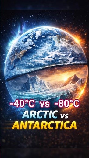 Arctic vs Antarctica: What’s the Difference?#antarctica #arctic #northpole #southpole