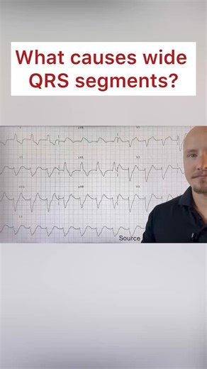 Wide and Bizarre QRS 🫀 Want our free ECG workbook? Comment “Workbook” below and we’ll send it to you! | Master Your Medics