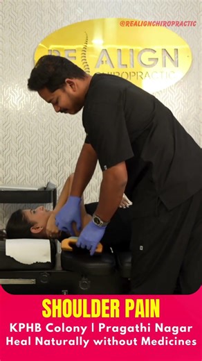 Instant Shoulder Pain Relief! 💪 Realign Chiropractic Adjustment | Hyderabad’s #1 Chiropractor