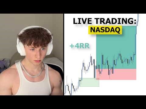 Live Trading: NAS100 (Using Supply & Demand)
