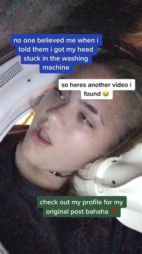 Girl Stuck in Washing Machine - Funny Video