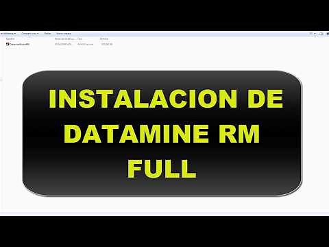 INSTALACION DE DATAMINE RM, FACIL Y RAPIDO AL 100%